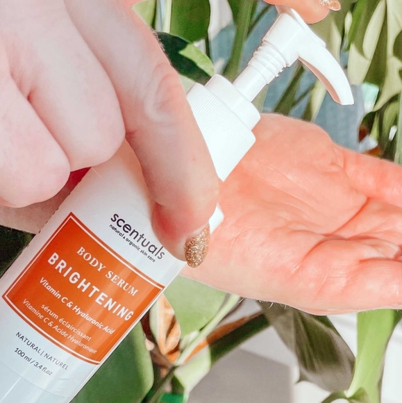 2/$55 Scentuals Natural & Organic Skin Care Brightening Body Serum - Picture 3 of 7